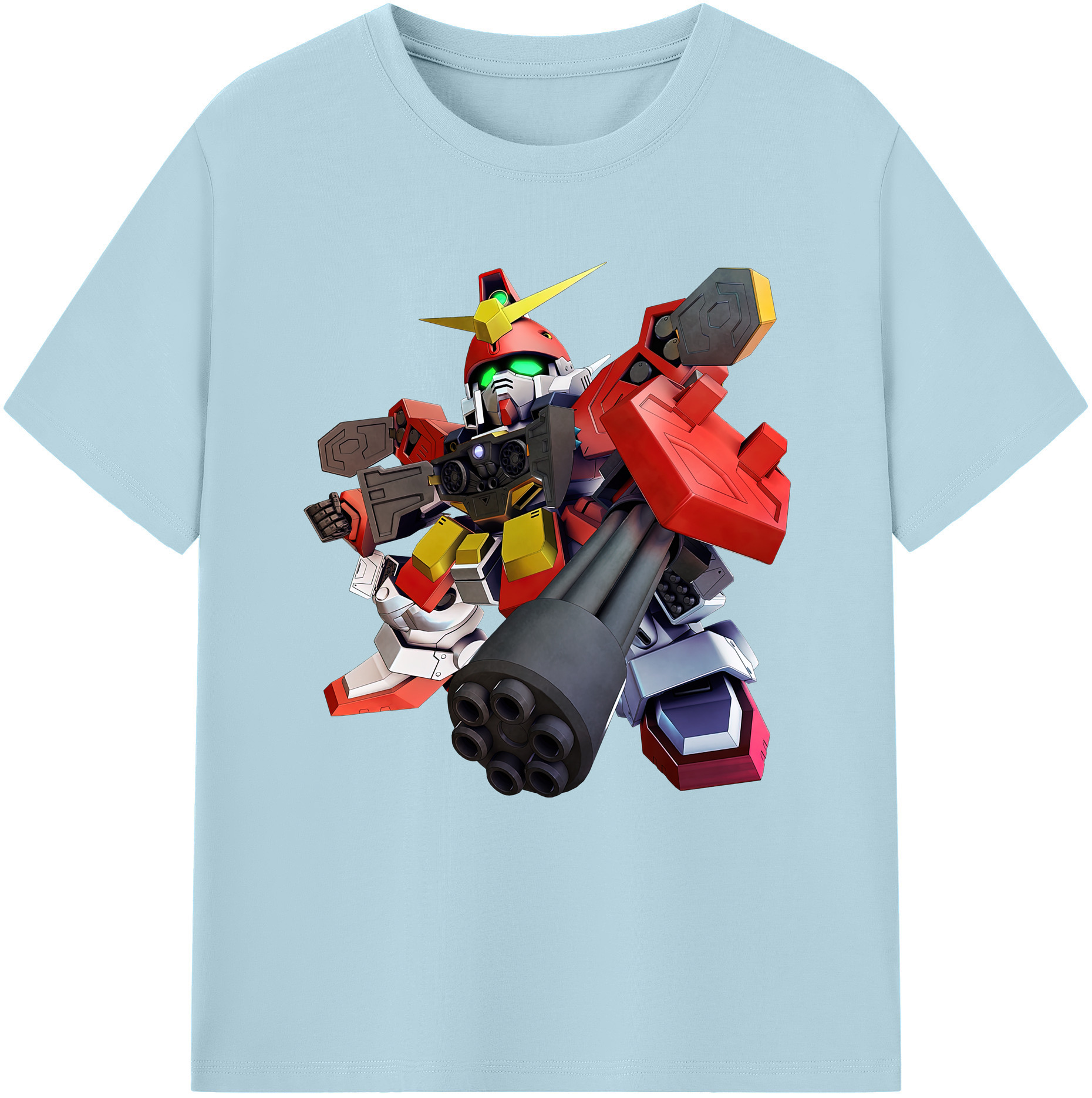 （画像用） 機動戦士ガンダム Mobile Suit Gundam 綿100％半袖Tシャツ（フロントプリント）